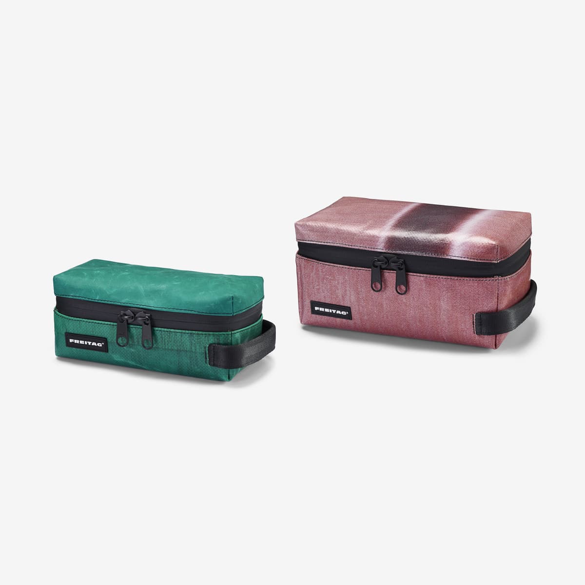 Sustainable toiletry bag made from truck tarp | FREITAG